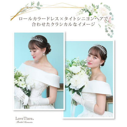 アネリージルコニアイヤリング【結婚式 ピアス イヤリング】（RLE-48e）