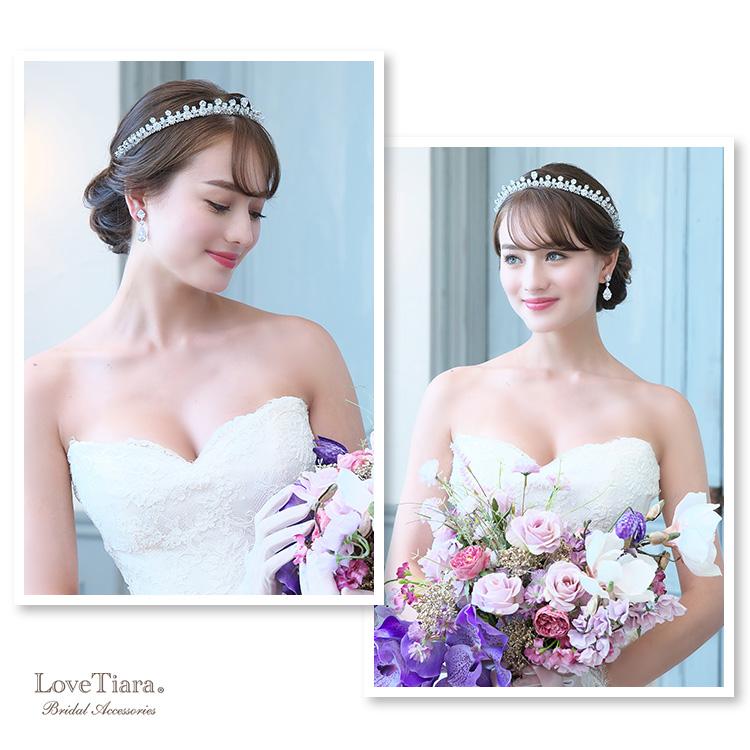 アネリージルコニアイヤリング【結婚式 ピアス イヤリング】（RLE-48e）