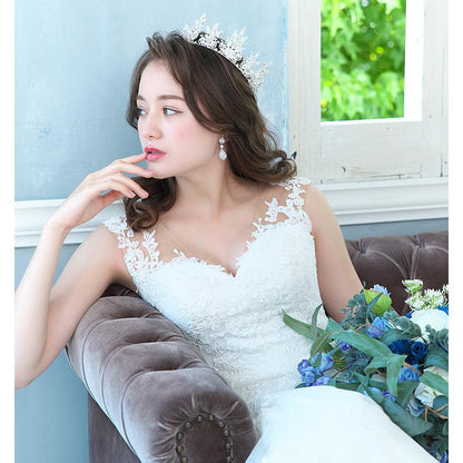 アネリージルコニアピアス【結婚式 ピアス イヤリング】（RLE-48p）