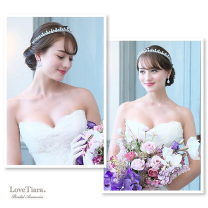 アネリージルコニアピアス【結婚式 ピアス イヤリング】（RLE-48p）