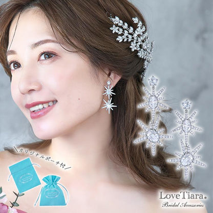 スパークルジルコニアイヤリング（RLE-80e）