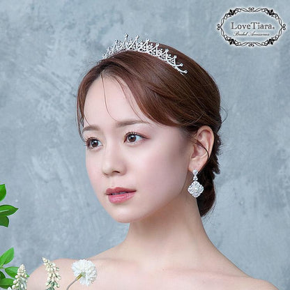 カリーナジルコニアイヤリング【結婚式 ピアス イヤリング】（RLE-85e）