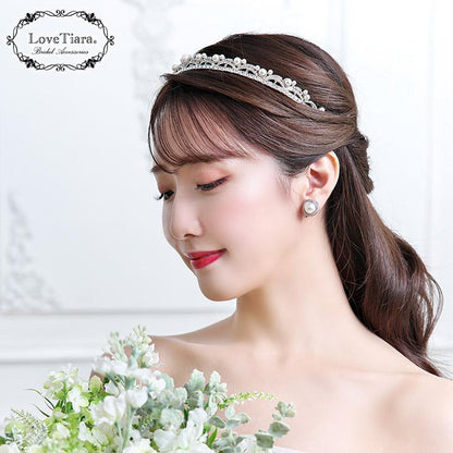 アデルジルコニアピアス【結婚式 ピアス イヤリング】（RLE-87p）