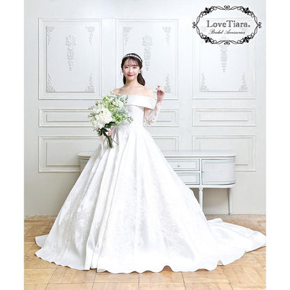 アデルジルコニアピアス【結婚式 ピアス イヤリング】（RLE-87p）