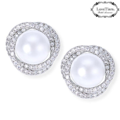 アデルジルコニアピアス【結婚式 ピアス イヤリング】（RLE-87p）