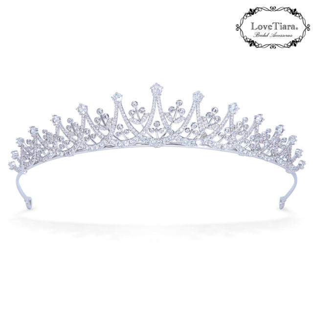 ノーブルジルコニアティアラ【花嫁 ティアラ】（RT-54）