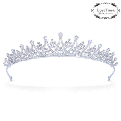 ノーブルジルコニアティアラ【花嫁 ティアラ】（RT-54）