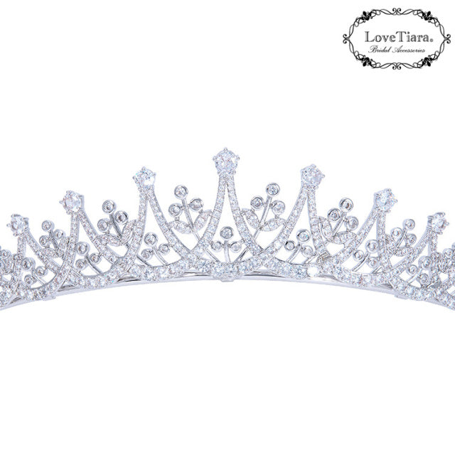ノーブルジルコニアティアラ【花嫁 ティアラ】（RT-54）