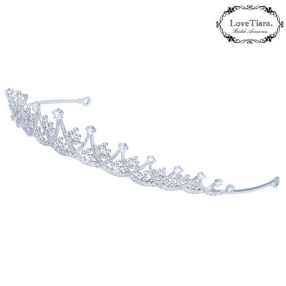 ノーブルジルコニアティアラ【花嫁 ティアラ】（RT-54）