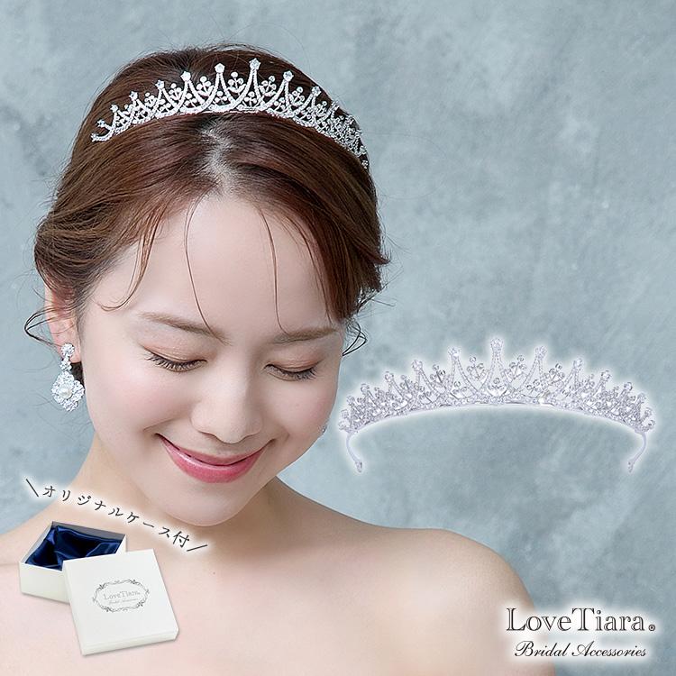 ノーブルジルコニアティアラ【花嫁 ティアラ】（RT-54）