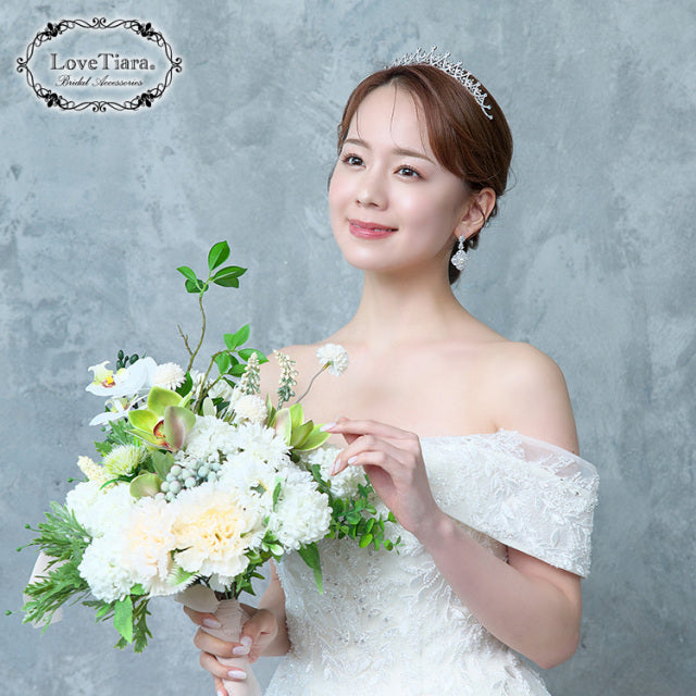 ノーブルジルコニアティアラ【花嫁 ティアラ】（RT-54）