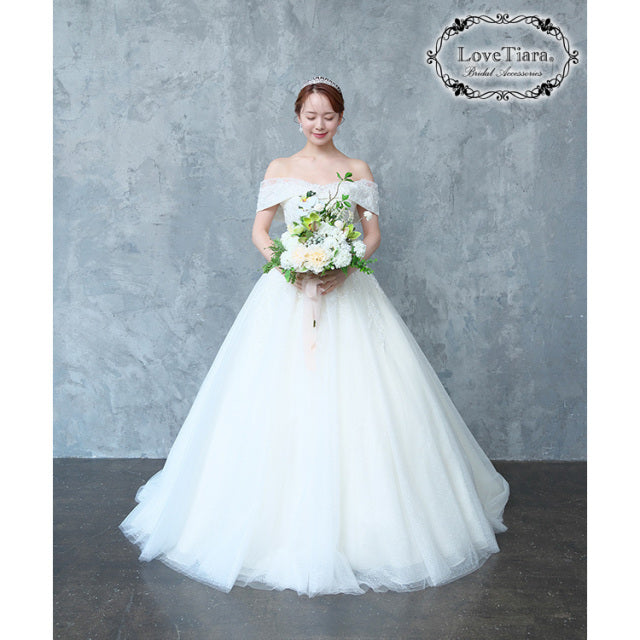 ノーブルジルコニアティアラ【花嫁 ティアラ】（RT-54）