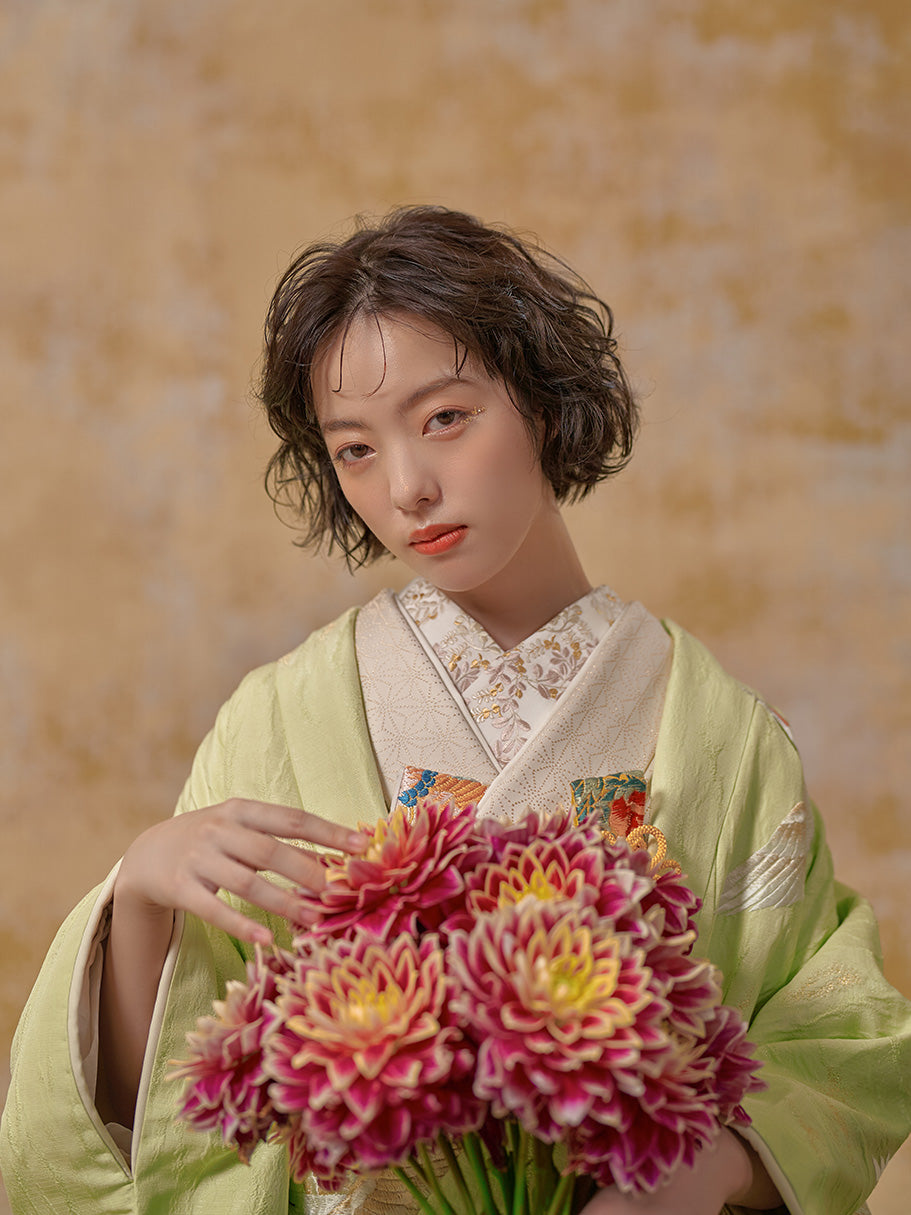 若苗寿鶴【結婚式 和装 色打掛 レンタル】