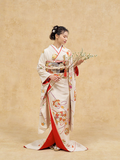 大振袖Ref.2237【結婚式 和装 引き振袖 レンタル】