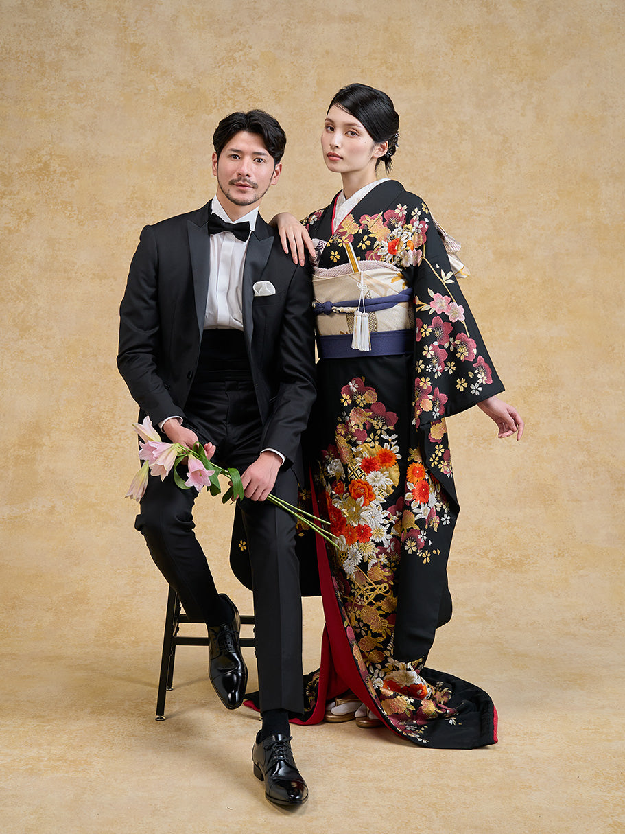 大振袖Ref.2301【結婚式 和装 引き振袖 レンタル】