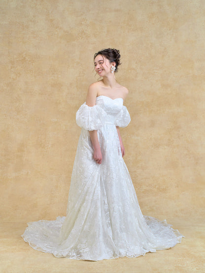 Ref.3461【ウェディングドレス レンタル】