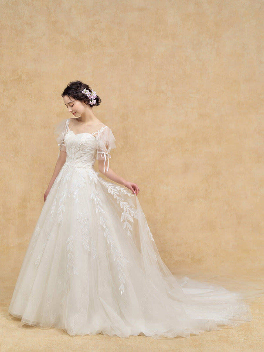 Ref.3465【ウェディングドレス レンタル】