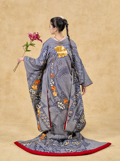 色打掛Ref.5709【結婚式 和装 色打掛 レンタル】