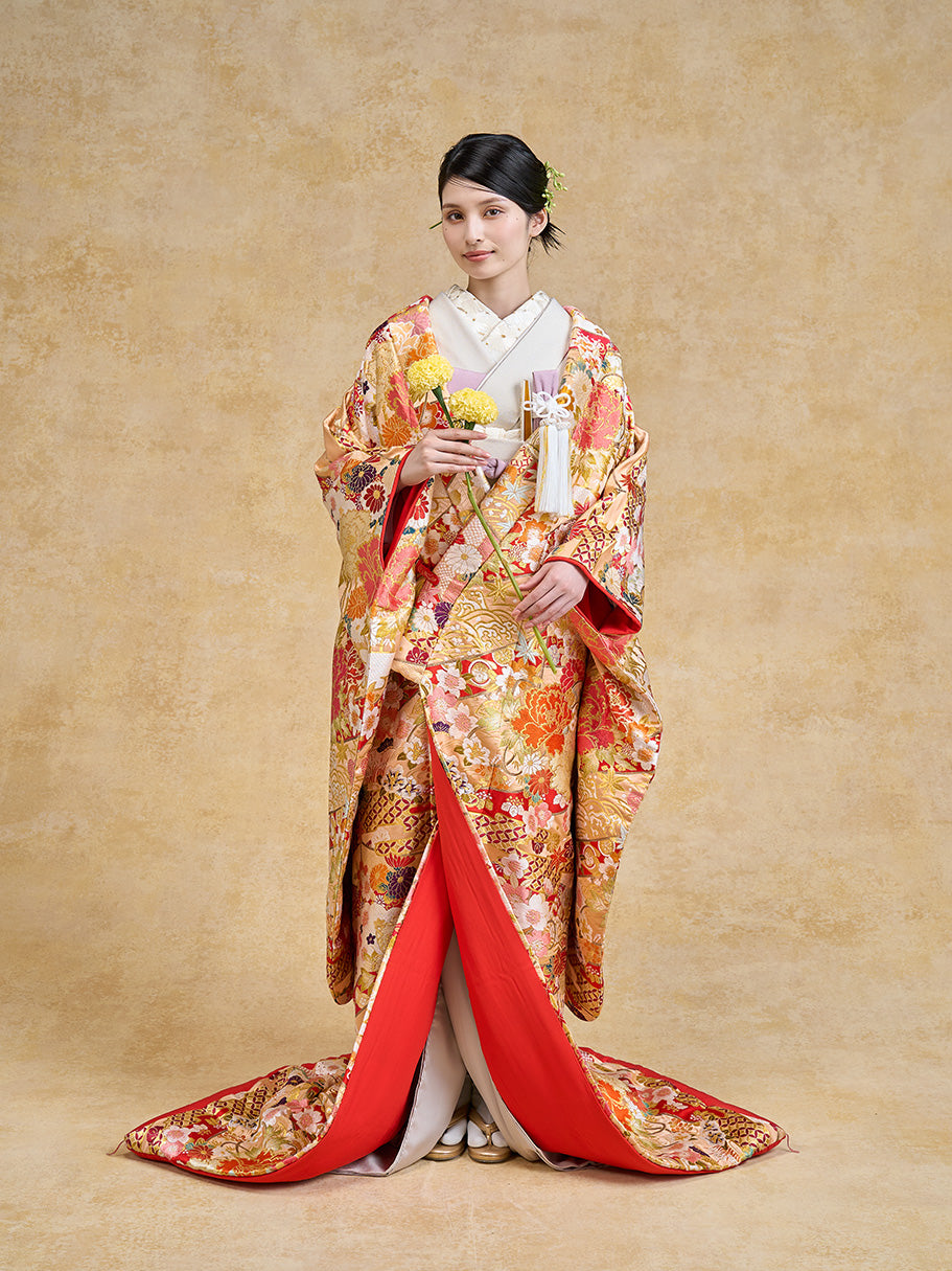 色打掛Ref.5735【結婚式 和装 色打掛 レンタル】