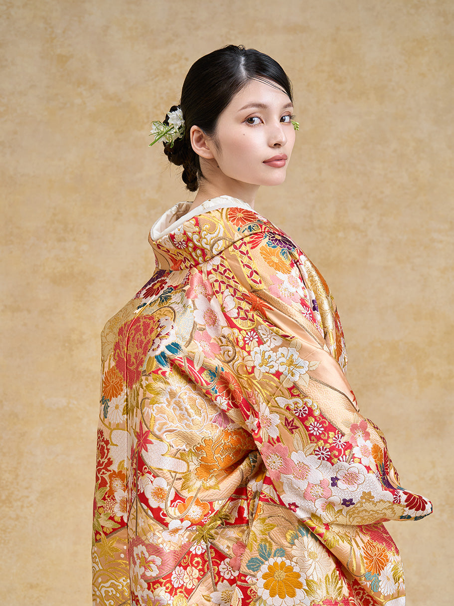 色打掛Ref.5735【結婚式 和装 色打掛 レンタル】