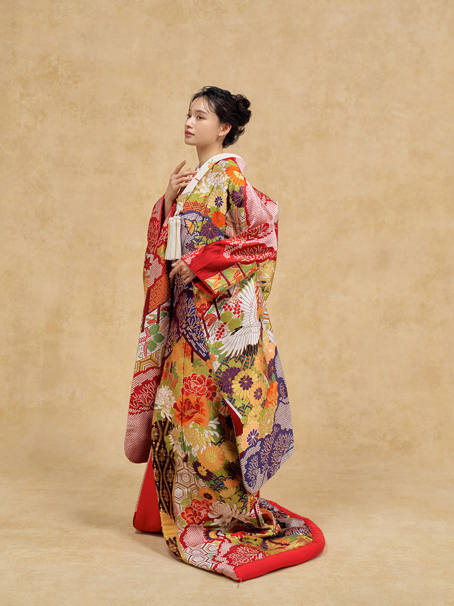 色打掛Ref.5763【結婚式 和装 色打掛 レンタル】