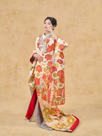 色打掛 Ref.5809【結婚式 和装 色打掛 レンタル】