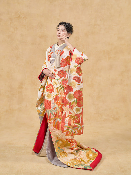 色打掛 Ref.5809【結婚式 和装 色打掛 レンタル】