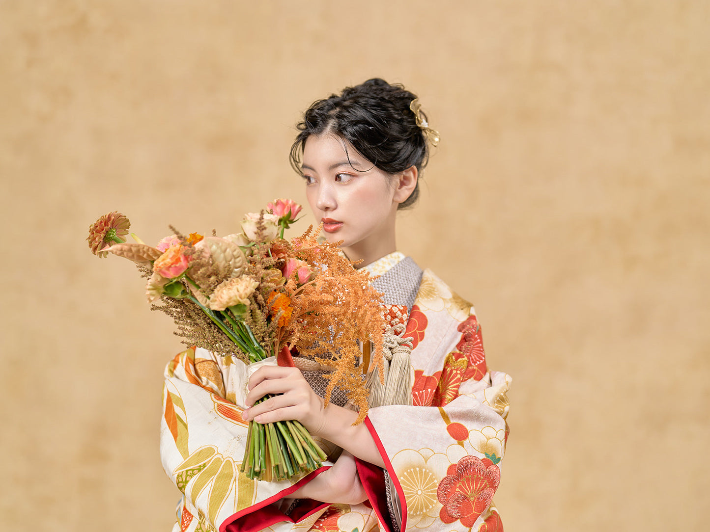 色打掛 Ref.5809【結婚式 和装 色打掛 レンタル】