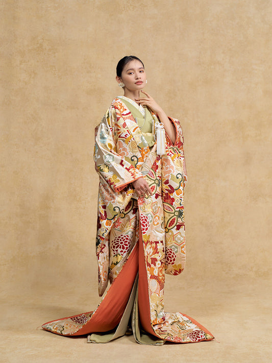 色打掛Ref.5830【結婚式 和装 色打掛 レンタル】