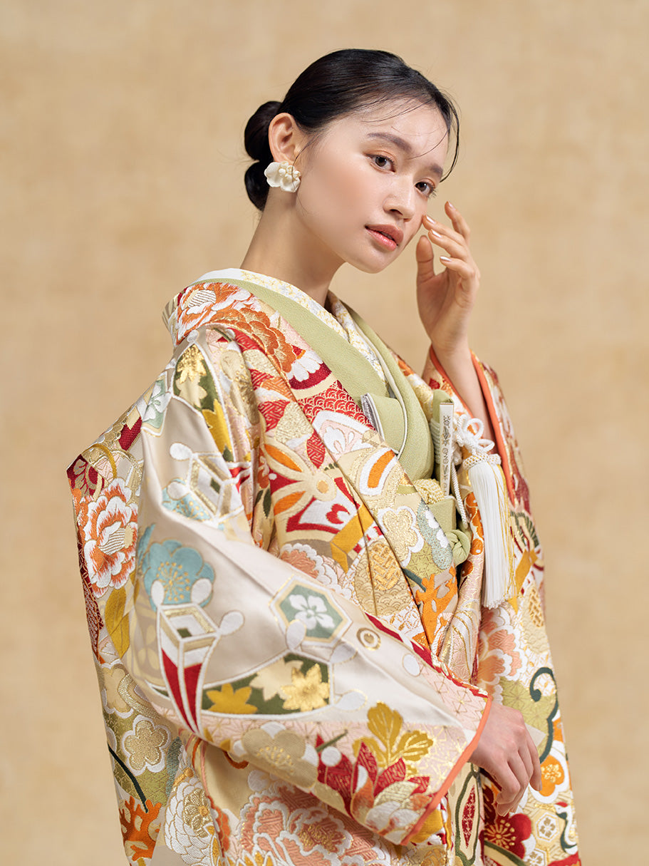 色打掛Ref.5830【結婚式 和装 色打掛 レンタル】