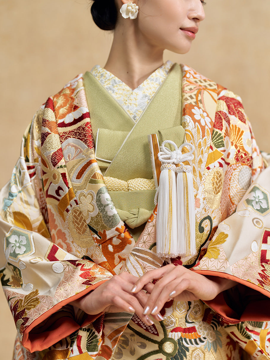 色打掛Ref.5830【結婚式 和装 色打掛 レンタル】