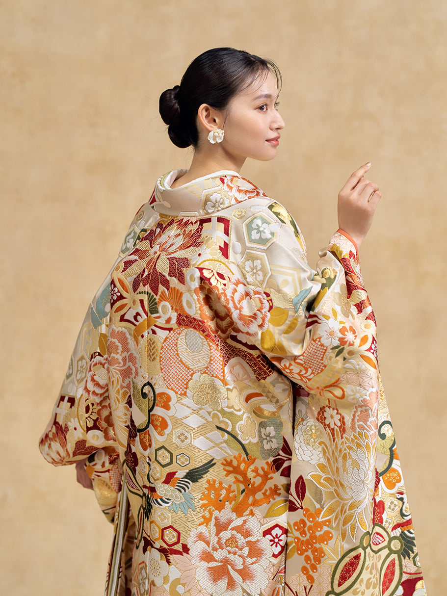 色打掛Ref.5830【結婚式 和装 色打掛 レンタル】