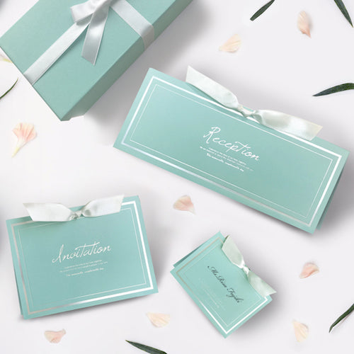 【結婚式 席札】リュボン マカロンミント(手作りキット)【結婚式 ペーパー 席札】