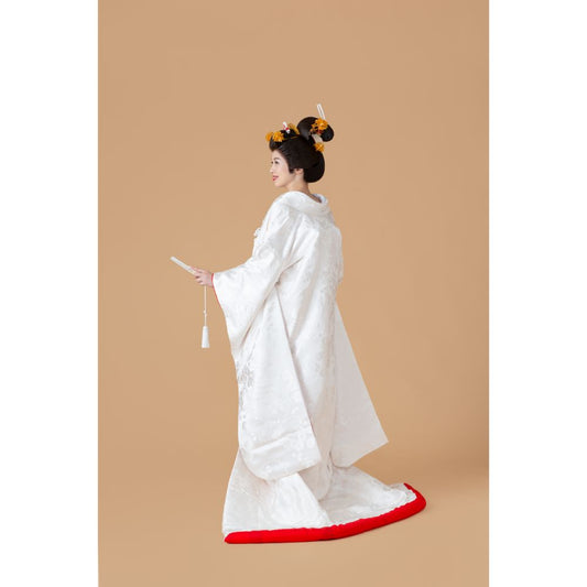 若松桜文様 【結婚式 和装 白無垢 レンタル】