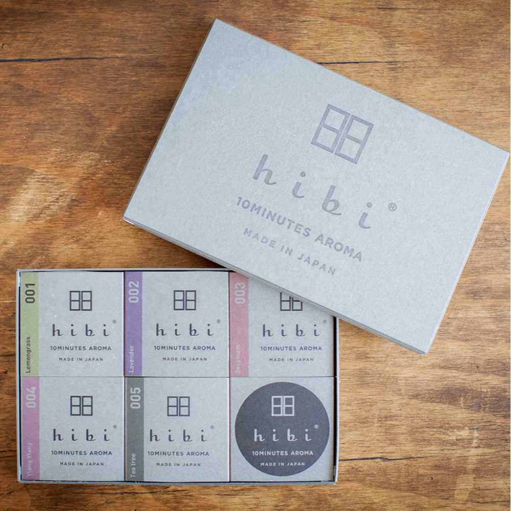 【お香マッチ・プレゼント・贈り物】hibi 5種の香りギフトボックス【ペーパーバッグ付き】 【結婚式 ギフト 内祝い 結婚祝い 出産祝い】