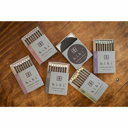【お香マッチ・プレゼント・贈り物】hibi 5種の香りギフトボックス【ペーパーバッグ付き】 【結婚式 ギフト 内祝い 結婚祝い 出産祝い】