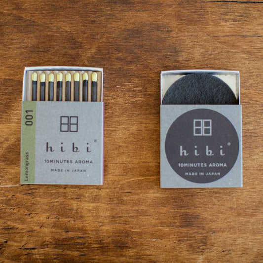 【プチギフト・プレゼント・お香マッチ】hibi レギュラーボックス(8本入り/専用マット付) レモングラス 【結婚式 プチギフト 雑貨】