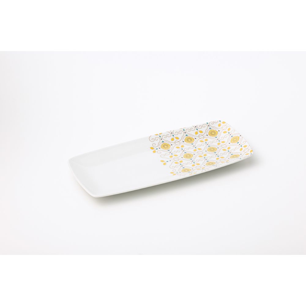 【有田焼 其泉】くだもの もも/れもん 菓子皿ペア 【結婚式 ギフト 引き出物 食器類】