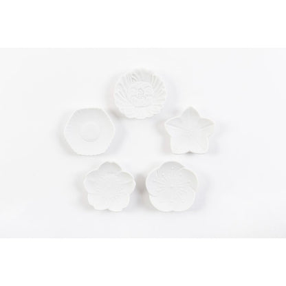 【有田焼 其泉】5種の花形箸置セット 【結婚式 ギフト 引き出物 食器類】