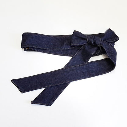 デニムサッシュベルト/せとうちブルー 【結婚式 ドレス小物】