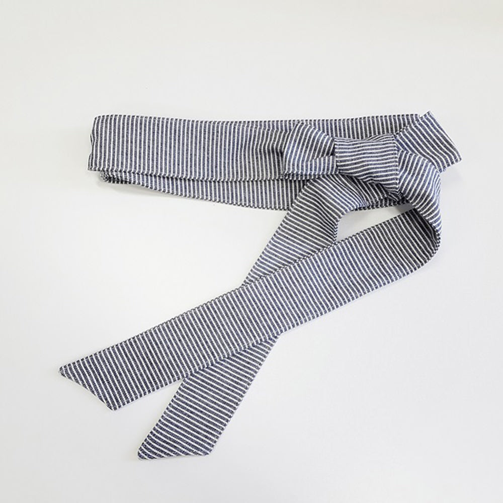 デニムサッシュベルト/ヒッコリー 【結婚式 ドレス小物】