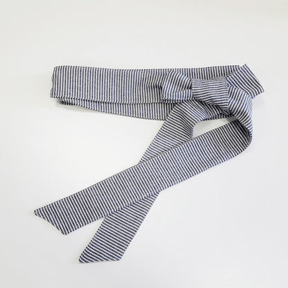 デニムサッシュベルト/ヒッコリー 【結婚式 ドレス小物】