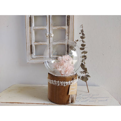 しゃぼんバルーンの紫陽花ポット*ホワイトピンク《名入れ出来ます アレンジ 風船》結婚祝い 祝電 電報 【結婚式 ギフト 内祝い 結婚祝い 出産祝い】