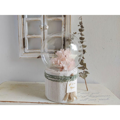 しゃぼんバルーンの紫陽花ポット*ホワイトピンク《名入れ出来ます アレンジ 風船》結婚祝い 祝電 電報 【結婚式 ギフト 内祝い 結婚祝い 出産祝い】