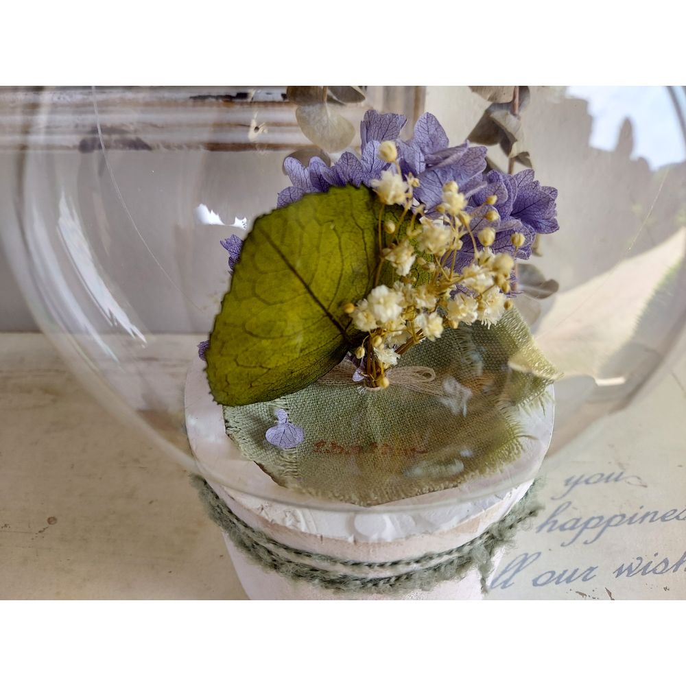 しゃぼんバルーンの紫陽花ポット*ラベンダー《名入れ出来ます アレンジ 風船》結婚祝い 祝電 電報 【結婚式 ギフト 内祝い 結婚祝い 出産祝い】