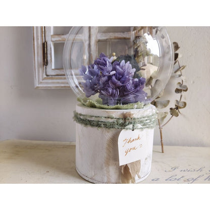 しゃぼんバルーンの紫陽花ポット*ラベンダー《名入れ出来ます アレンジ 風船》結婚祝い 祝電 電報 【結婚式 ギフト 内祝い 結婚祝い 出産祝い】