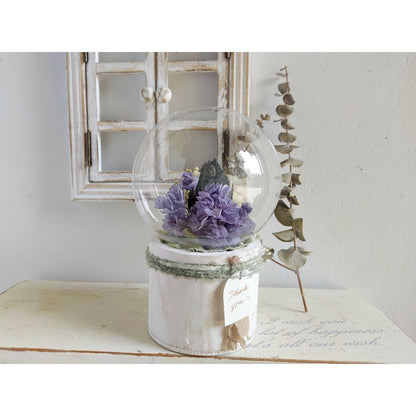 しゃぼんバルーンの紫陽花ポット*ラベンダー《名入れ出来ます アレンジ 風船》結婚祝い 祝電 電報 【結婚式 ギフト 内祝い 結婚祝い 出産祝い】