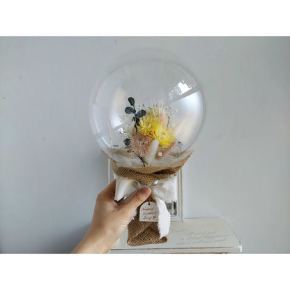 しゃぼんバルーンのナチュラル花束stand*bright《名入れ出来ます ブーケ 風船》結婚祝い 祝電 電報 【結婚式 ギフト 内祝い 結婚祝い 出産祝い】