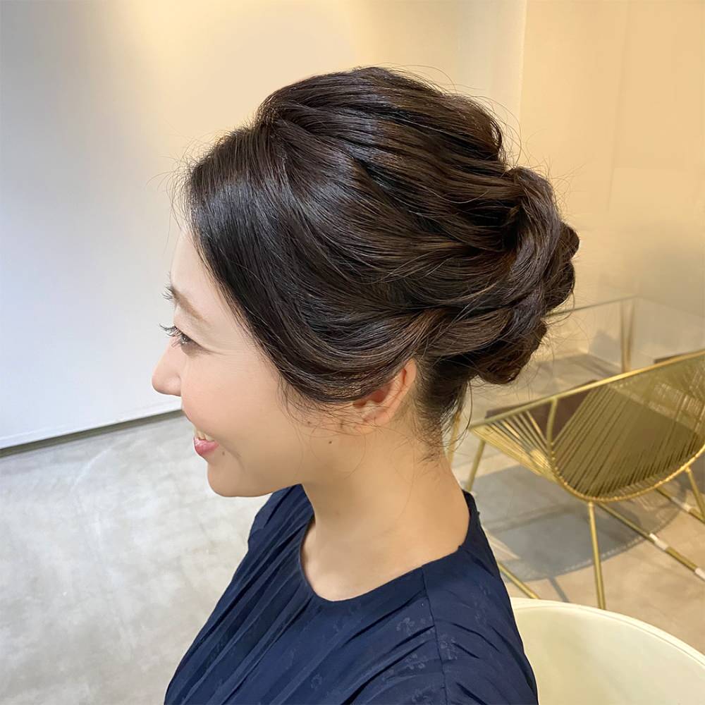【顔合わせ・結納など】ヘアセットのみ 【結婚式 ヘアメイク 新郎 新婦】