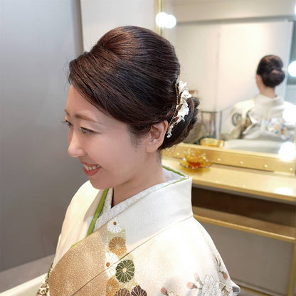 【顔合わせ・結納など】着付けのみ 【結婚式　ヘアメイク　和装着付け】